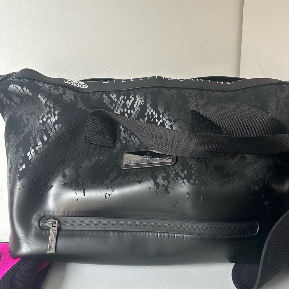 !!SOLD!! Adidas by Stella McCartney Black Glossy Shoulder Bag